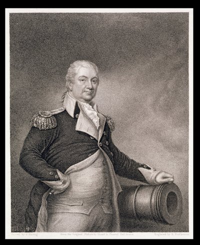 General Mayor Henry Knox (1750-1806) grabado por John Francis Eugene Prud
