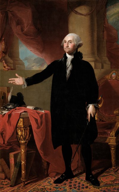 Retrato de George Washington de Gilbert Stuart