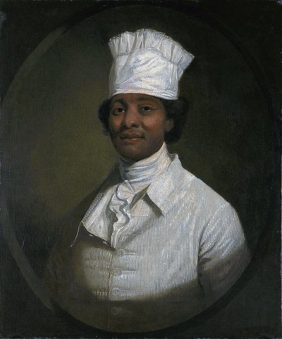 Retrato del cocinero de George Washington de Gilbert Stuart