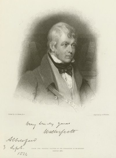 Sir Walter Scott de Gilbert Stuart Newton