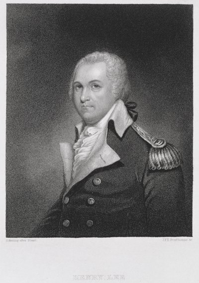 General Henry Lee (1756-1818), grabado por John Francis Eugene PrudHomme (1800-92) después de una copia de la pintura original de James Herring (1794-1867) de Gilbert after Stuart
