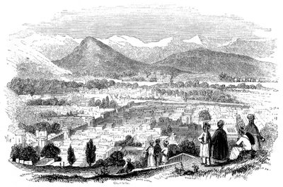 Vista de Cabul, 1847 de Giles