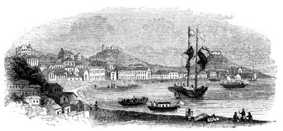 Vista de Macao, 1847 de Giles