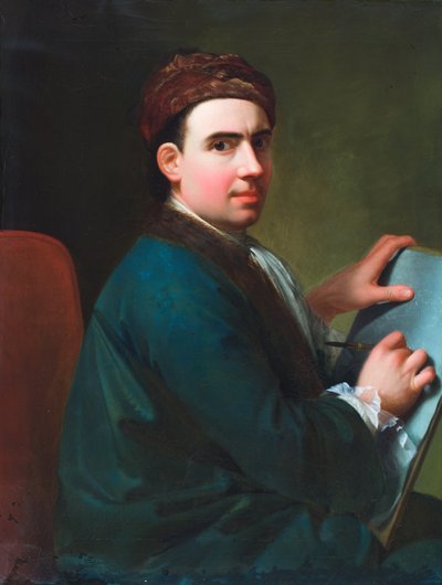 Autorretrato (óleo sobre lienzo) de Giles Hussey