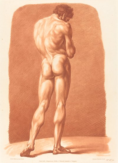 Academia (679) de Gilles Antoine Demarteau after Jean Jacques François Le Barbier