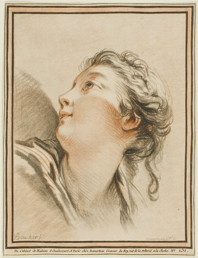 Cabeza de una mujer de Gilles Demarteau