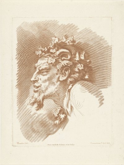 cabeza de sátiro de Gilles Demarteau