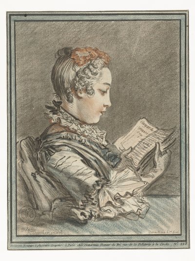 mujer leyendo Femme lisant Eloyse et Abailar de Gilles Demarteau