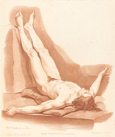Academia de Gilles Demarteau, the Elder after Carle Van Loo