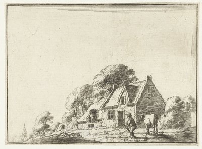 paisaje con una granja de Gilles Neyts