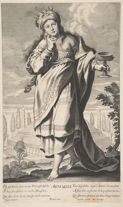 Artemisa de Gilles Rousselet and Abraham Bosse