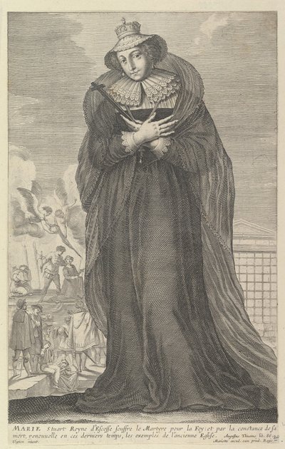Marie Stuart, 1647 de Gilles Rousselet and Abraham Bosse