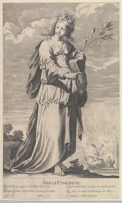 Sibila Cimeria, ca. 1635 de Gilles Rousselet and Abraham Bosse