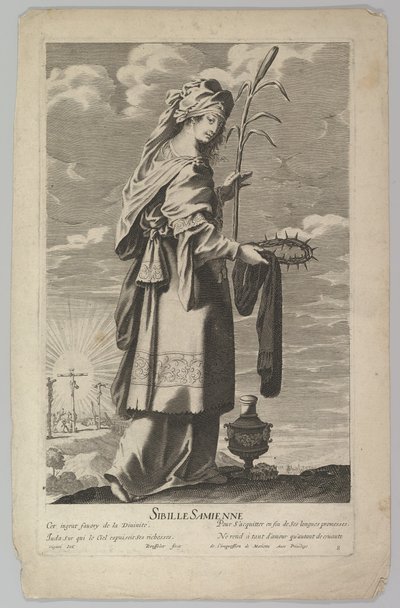 Sibylle Samienne, ca. 1635 de Gilles Rousselet and Abraham Bosse