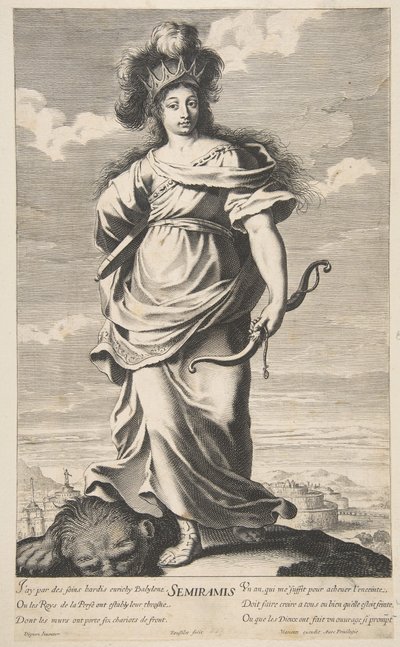 Semíramis de Gilles Rousselet and Abraham Bosse