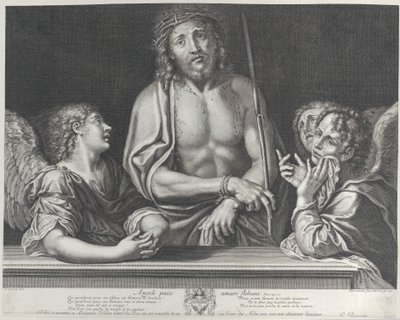 Ecce Homo con tres ángeles, 1634-1686 de Gilles Rousselet