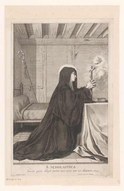 Santa Escolástica de Gilles Rousselet