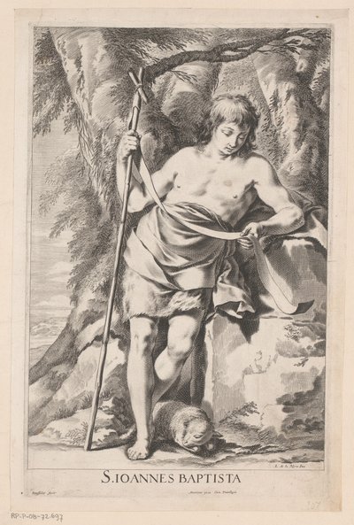 Juan el Bautista con bastón y cordero de Gilles Rousselet