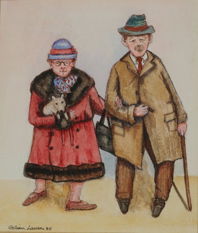 Pareja de Ancianos, 1985 de Gillian Lawson