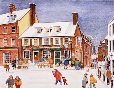 El Oso Blanco, Hampstead, 1990 de Gillian Lawson