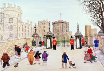 Colina del Castillo de Windsor de Gillian Lawson