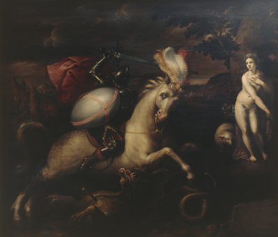 San Jorge (óleo sobre tabla) de Gillis (c.1535 99) Congnet