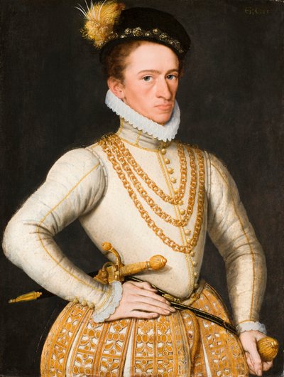 Retrato de un noble desconocido, 1575 de Gillis Claeissens