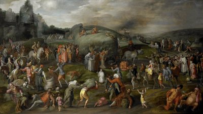 Alegoría de los abusos de las autoridades de la Iglesia y del Estado de Gillis Mostaert (I)