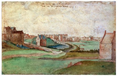 Paisaje cerca de Amberes, 1566 de Gillis Mostaert
