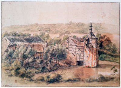 Paisaje con casas de Gillis Neyts