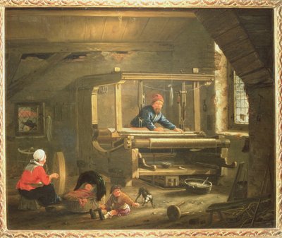 El taller de un tejedor de Gillis Rombouts