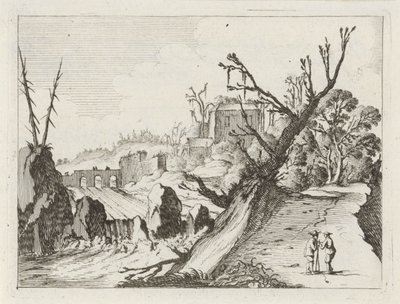 Cascada Siete paisajes (título de la serie) de Gillis van Scheyndel (I)