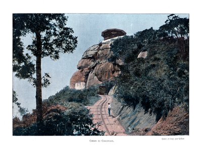 Ferrocarril de cremallera de Corcovado, Río de Janeiro, Brasil, siglo XIX de Gillot
