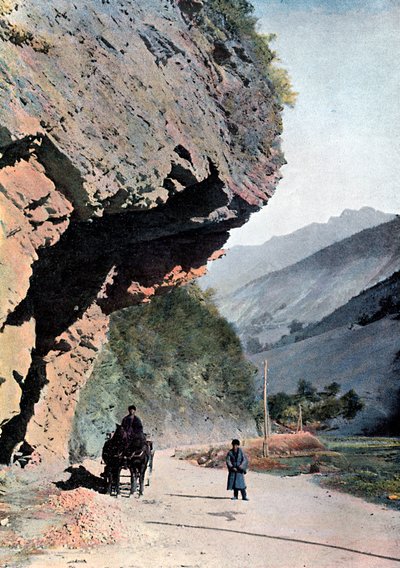 Roca cerca del pueblo de Annaour, c1890 de Gillot
