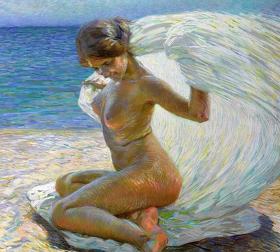 Desnudo en la playa de Gino Piccioni