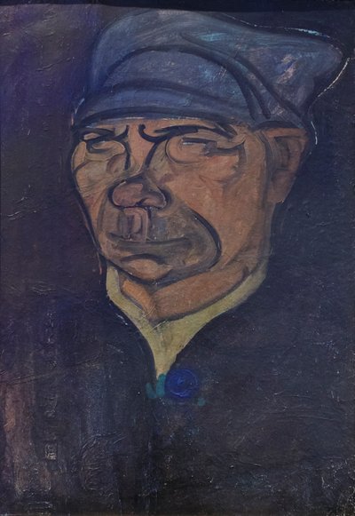 Cabeza de pescador, pescador de Burano de Gino Rossi