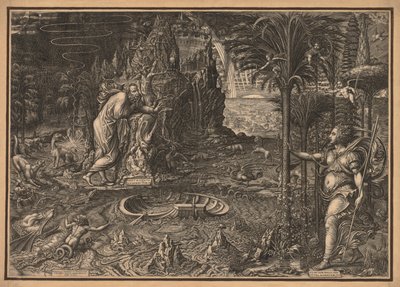 Alegoría de la Vida, 1561 de Giorgio Ghisi