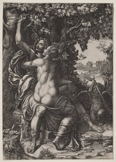 Angélica y Medoro de Giorgio Ghisi