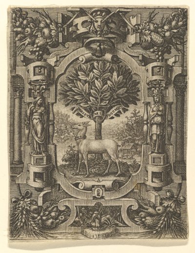 Emblema de Lucrezia Gonzaga, antes de 1566 de Giorgio Ghisi