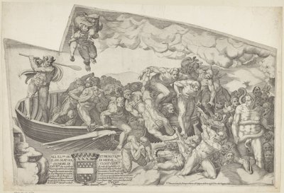 El Juicio Final, hoja I de Giorgio Ghisi