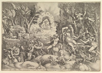 La Muerte de Procris de Giorgio Ghisi