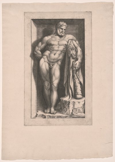 El Hércules Farnesio de Giorgio Ghisi