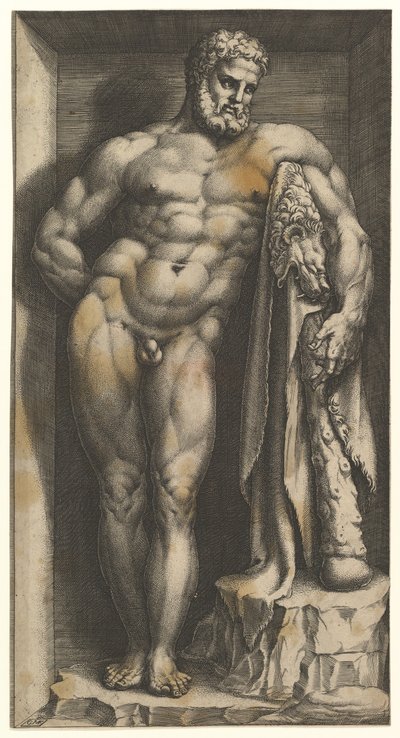 Hércules Farnesio de Giorgio Ghisi