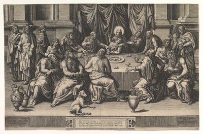 La última cena de Giorgio Ghisi