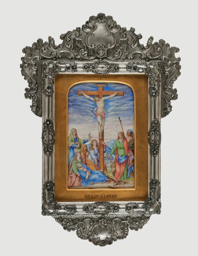 Crucifixión, c.1572 de Giorgio Giulio Clovio
