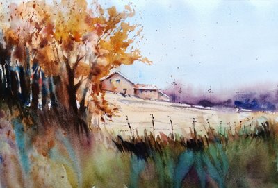 Granja Autumn Hillside de Giorgio Gosti