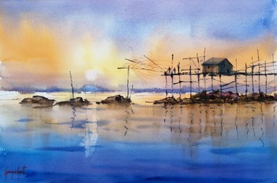 Cabaña de pesca «Golden Hour» de Giorgio Gosti