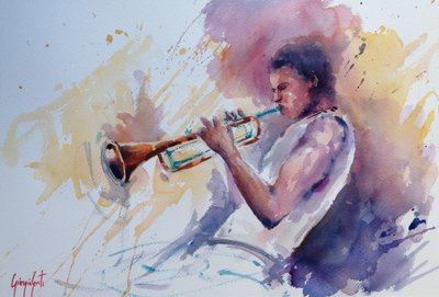 Trompetista de jazz de Giorgio Gosti