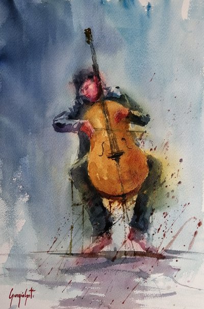 Violonchelista apasionado de Giorgio Gosti