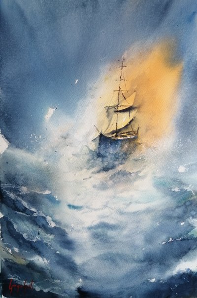 Navegando a través de la tormenta de Giorgio Gosti